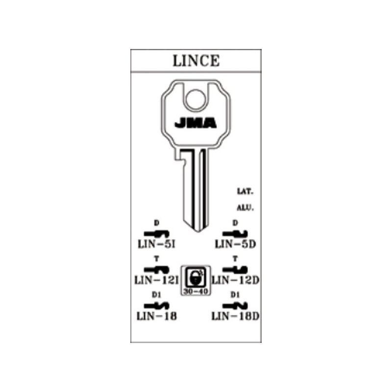 LLAVE EN BRUTO J.M.A. LIN- 5I 