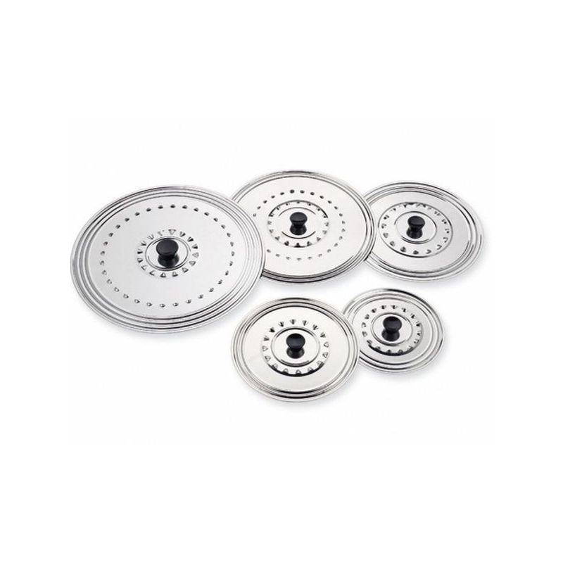 TAPA COC 22CM SALPICADURAS INOX ILSA                        