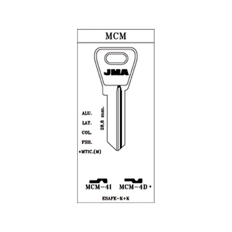 LLAVE CILINDRO EN BRUTO JMA AC MCM-4D                       