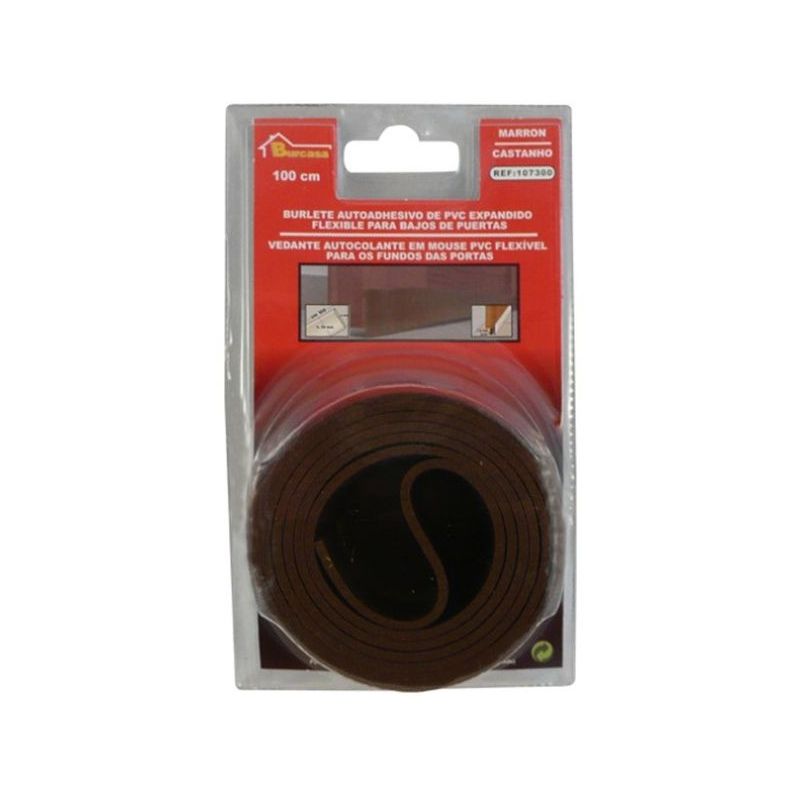 BURLETE BAJO PTA 40MMX01MT TIRA ADH PVC MARR BURCASA        