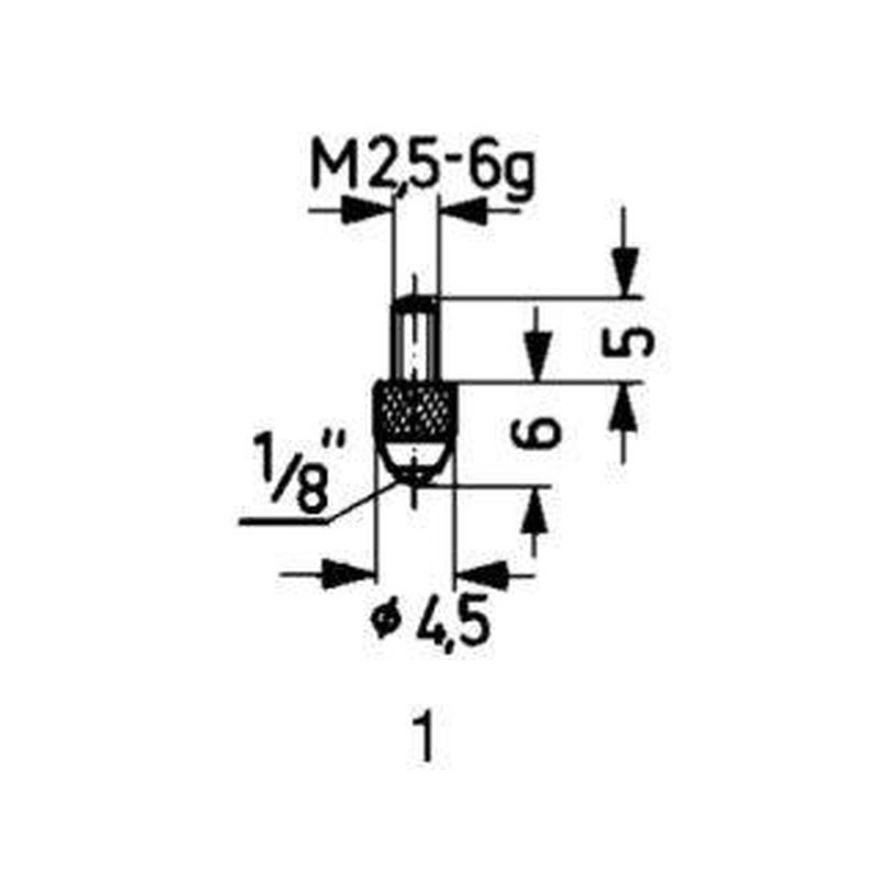 Calibre de medición aceroAbb. 1/estánd. Käfer