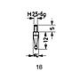 Calibre de medición aceroAbb.18/ 5,0mm Käfer